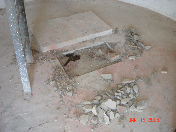Replacing floor
