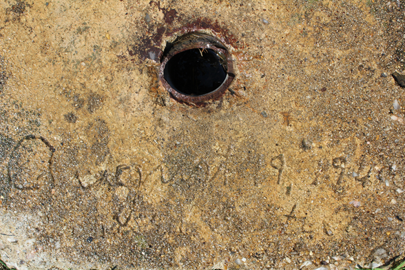 Aug1940 Flag Pole base