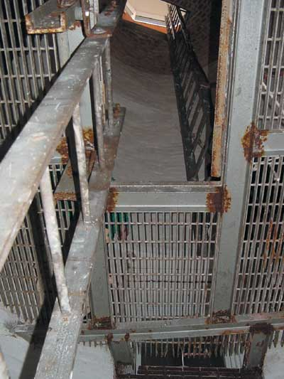 Metal laders installed in 1972