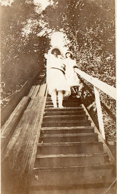 Steps and shoot